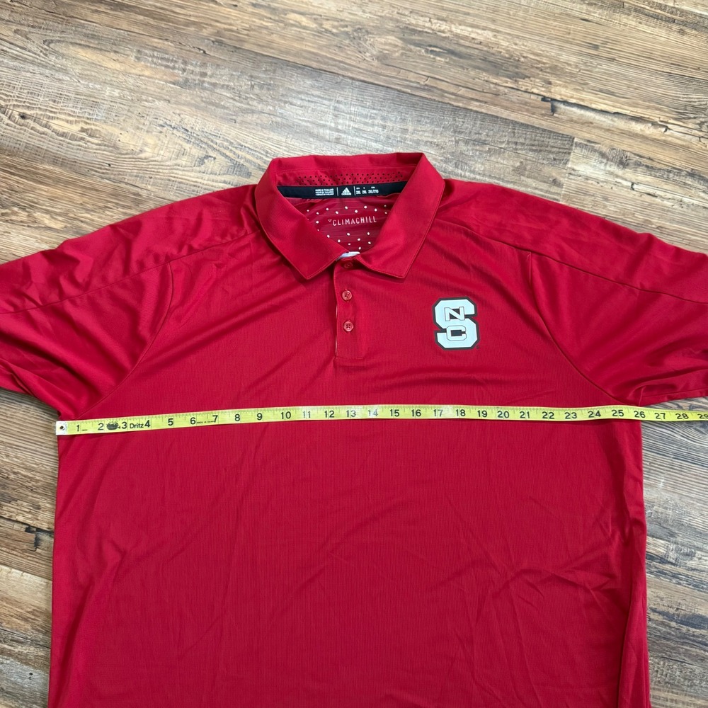 NWT Adidas Champion NC State Dad Polo Mens 2XL Red Wolfpack NCAA College Golf - Picture 16 of 16